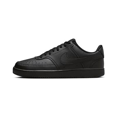 NIKE Herren Court Vision Low Next Nature Sneaker, Schwarz, 45 EU NIKE Herren Court Vision Low Next Nature Sneaker, Schwarz, 45 EU