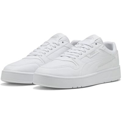 Puma Unisex Court Classic Street Sneaker, Weiß, /Weiß, kühles Dunkelgrau, 39 EU Puma Unisex Court Classic Street Sneaker, Weiß, /Weiß, kühles Dunkelgrau, 39 EU