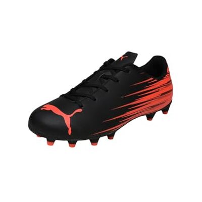 Puma ATTACANTO II FG/AG JR Fußballschuh, schwarz-leuchtendes Rot, 3 UK Puma ATTACANTO II FG/AG JR Fußballschuh, schwarz-leuchtendes Rot, 3 UK