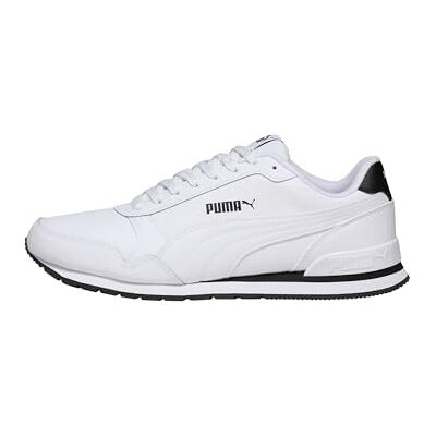 Puma Unisex ST Runner v2 Full L Low-Top Trainer, White- White, 37.5 EU Puma Unisex ST Runner v2 Full L Low-Top Trainer, White- White, 37.5 EU
