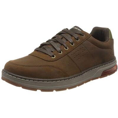 Skechers Evenston Fanton Herren-Sneaker, Dunkelbraun, 46 EU Skechers Evenston Fanton Herren-Sneaker, Dunkelbraun, 46 EU