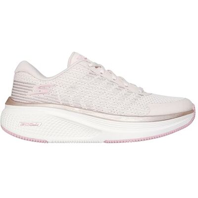 Skechers Go Run Elevate 2.0 Badric Sneaker für Damen, Naturtextil mit rosa Rändern, 38.5 EU Skechers Go Run Elevate 2.0 Badric Sneaker für Damen, Naturtextil mit rosa Rändern, 38.5 EU