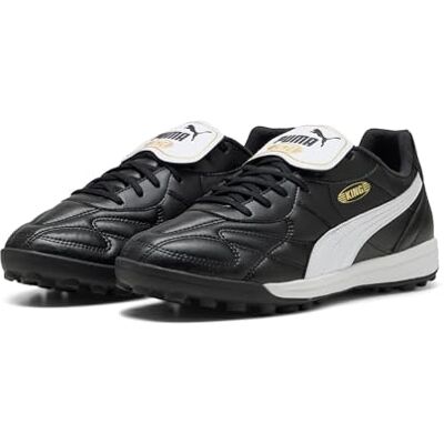 Puma Herren King Top Turf Sneaker, Schwarz Weiß Gold, 42.5 EU Puma Herren King Top Turf Sneaker, Schwarz Weiß Gold, 42.5 EU