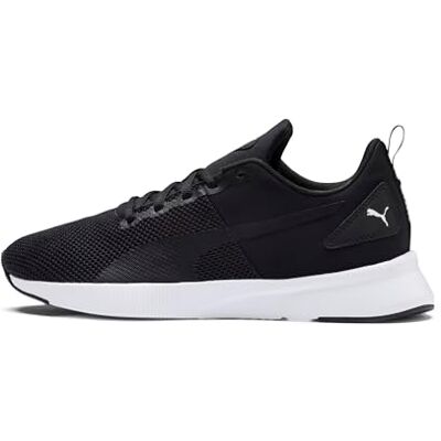 Puma Flyer Runner Unisex Turnschuh , Black Black White, 47 EU Puma Flyer Runner Unisex Turnschuh , Black Black White, 47 EU