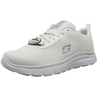 Skechers Herren Flex Advantage Sr Bendon Sneaker, White Mesh Water And Stain Repellent Treatmen, 43 EU Skechers Herren Flex Advantage Sr Bendon Sneaker, White Mesh Water And Stain Repellent Treatmen, 43 EU