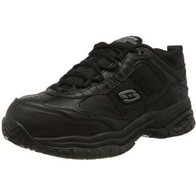 Skechers Herren Soft Stride Grinnel Trainers, Black Leather/Black Mesh, 41 EU Skechers Herren Soft Stride Grinnel Trainers, Black Leather/Black Mesh, 41 EU