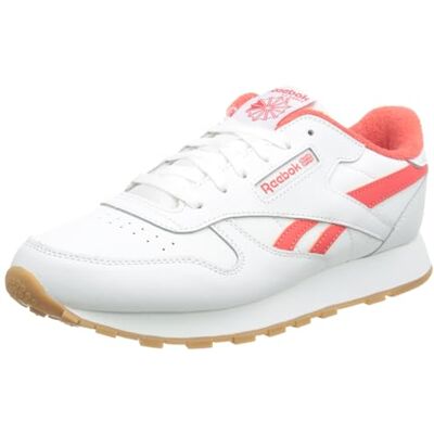 Reebok Unisex Kinder Klassisches Leder Sneaker Niedrig,Cherry Ftwwht Rbkg07,38 EU Reebok Unisex Kinder Klassisches Leder Sneaker Niedrig,Cherry Ftwwht Rbkg07,38 EU