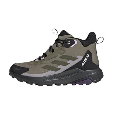 Adidas Damen Terrex Anylander Mid Rain.Rdy Hiking Shoes, Olive Strata/Night Cargo/Core Black, 37 1/3 EU Adidas Damen Terrex Anylander Mid Rain.Rdy Hiking Shoes, Olive Strata/Night Cargo/Core Black, 37 1/3 EU