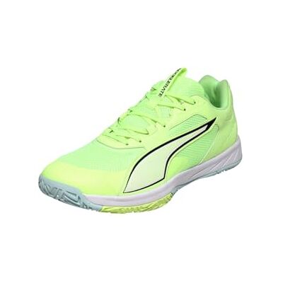Puma Accelerate Pro 4 Hallenschuhe, Unisex, Fizzy hellgrünes Gelände leicht Moss Weiß, 44.5 EU Puma Accelerate Pro 4 Hallenschuhe, Unisex, Fizzy hellgrünes Gelände leicht Moss Weiß, 44.5 EU