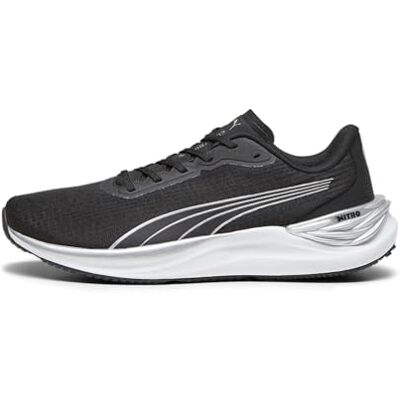 Puma Men Electrify Nitro 3 Road Running Shoe, Black- Silver, 48.5 EU Puma Men Electrify Nitro 3 Road Running Shoe, Black- Silver, 48.5 EU
