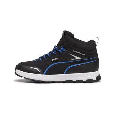 Puma Unisex Kinder Evolve Trail Jr Sneaker, Black Hyperlink Blue, 38 EU Puma Unisex Kinder Evolve Trail Jr Sneaker, Black Hyperlink Blue, 38 EU