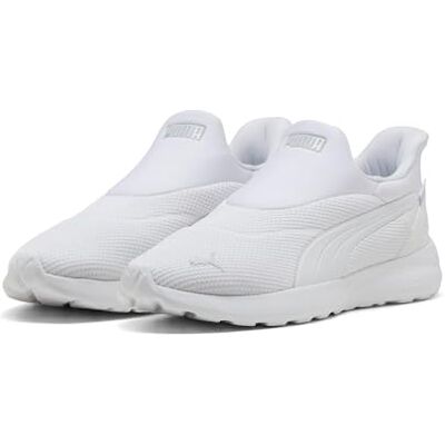 Puma SOFTRIDE Cosmic SLIPTECH Unisex-Sneaker, Weiß/Kaltes Hellgrau, 6.5 UK Puma SOFTRIDE Cosmic SLIPTECH Unisex-Sneaker, Weiß/Kaltes Hellgrau, 6.5 UK