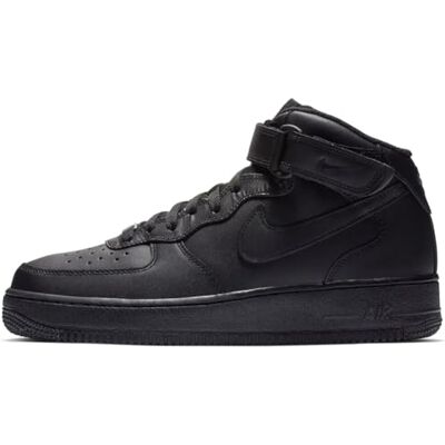NIKE Herren Air Force 1 Mid '07 Sneaker, Schwarz, 49.5 EU NIKE Herren Air Force 1 Mid '07 Sneaker, Schwarz, 49.5 EU