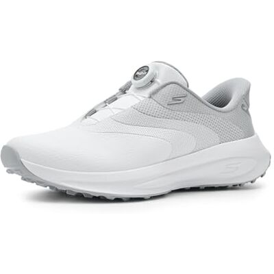 Skechers Herren Go Golf Mens Waterproof Synthetic Twist-Fit Dial Closure Spike Less Golf Shoe Slip-InTurnschuhe, White Twist Fit Laces, 41 EU Skechers Herren Go Golf Mens Waterproof Synthetic Twist-Fit Dial Closure Spike Less Golf Shoe Slip-InTurnschuhe, White Twist Fit Laces, 41 EU