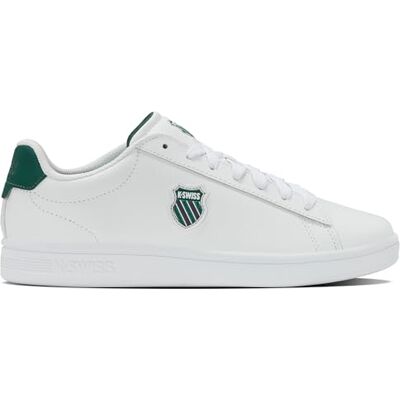 K-Swiss Herren Court Shield II Sneaker, White, 47 EU K-Swiss Herren Court Shield II Sneaker, White, 47 EU