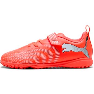 Puma Future 9 Play Tt V Jr Fußballschuh für Kinder, Unisex, Glowing Red Weiß Schwarz, 32 EU Puma Future 9 Play Tt V Jr Fußballschuh für Kinder, Unisex, Glowing Red Weiß Schwarz, 32 EU