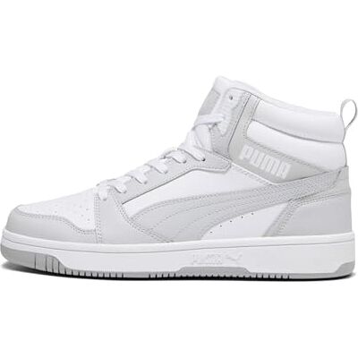 Puma Unisex Rebound V6 Turnschuhe, White Ash Gray, 36 EU Puma Unisex Rebound V6 Turnschuhe, White Ash Gray, 36 EU