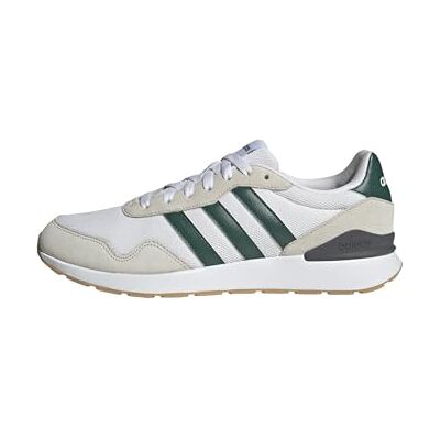 Adidas Herren Run 60S 4.0 Shoes, FTWR White/Collegiate Green/Grey One, 41 1/3 EU Adidas Herren Run 60S 4.0 Shoes, FTWR White/Collegiate Green/Grey One, 41 1/3 EU