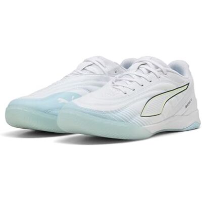 Puma Unisex-Fußballschuh Ibero V, White Aqua Fizzy Light Sea Glass, 43 EU Puma Unisex-Fußballschuh Ibero V, White Aqua Fizzy Light Sea Glass, 43 EU