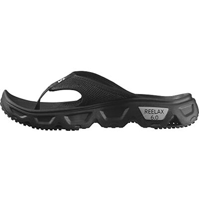 Salomon Reelax Break 6.0 Damen Erholungsschuhe, Gepolsterte Stabilität, Nahtloser Fußhalt, Geringes Gewicht, Black, 39 1/3 Salomon Reelax Break 6.0 Damen Erholungsschuhe, Gepolsterte Stabilität, Nahtloser Fußhalt, Geringes Gewicht, Black, 39 1/3