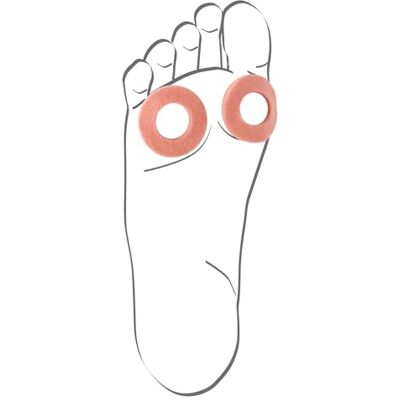 Berkemann Unisex Hornhaut-Schutzring Sneaker, beige, Einheitsgröße EU Berkemann Unisex Hornhaut-Schutzring Sneaker, beige, Einheitsgröße EU