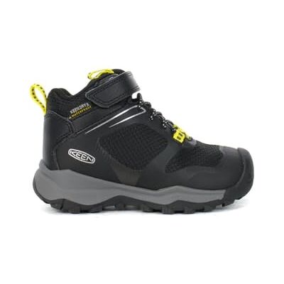 KEEN Unisex-Child Wanduro Mid Waterproof Hiking Boots, Black/Silver, 25/26 KEEN Unisex-Child Wanduro Mid Waterproof Hiking Boots, Black/Silver, 25/26