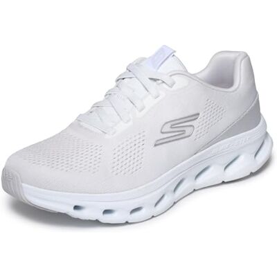 Skechers Herren Go Walk Glide-Step 2.0 Vic Turnschuhe, White Textile/Trim, 43 EU Skechers Herren Go Walk Glide-Step 2.0 Vic Turnschuhe, White Textile/Trim, 43 EU