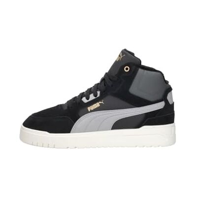 Puma Unisex Shuffle Downtown Mid WtrSneaker, Schwarz Grau Echo- Gold, 43 EU Puma Unisex Shuffle Downtown Mid WtrSneaker, Schwarz Grau Echo- Gold, 43 EU