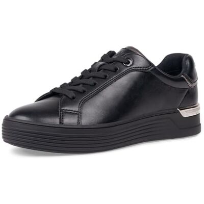 s.Oliver Damen Sneaker flach mit Schnürsenkeln Low Top, Schwarz (Black Comb.), 36 EU s.Oliver Damen Sneaker flach mit Schnürsenkeln Low Top, Schwarz (Black Comb.), 36 EU