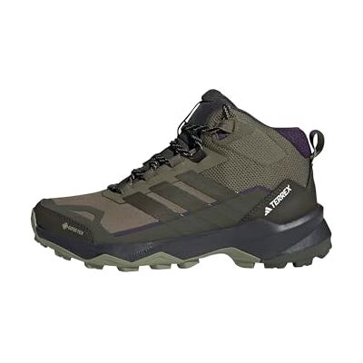 Adidas Damen Terrex Skychaser Ax5 Mid Gore-Tex Hiking Shoes, Olive Strata/Night Cargo/Aurora Plum, 38 EU Adidas Damen Terrex Skychaser Ax5 Mid Gore-Tex Hiking Shoes, Olive Strata/Night Cargo/Aurora Plum, 38 EU