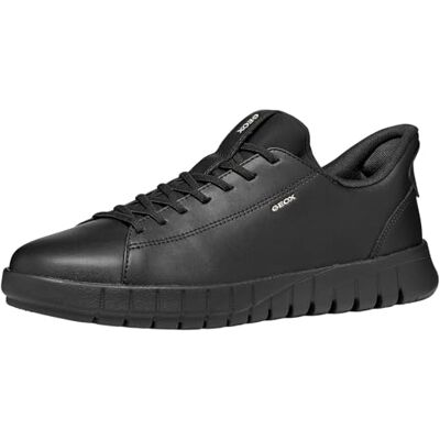 Geox Herren U FLEXTRIDE Plus A Sneaker, Black, 41 EU Geox Herren U FLEXTRIDE Plus A Sneaker, Black, 41 EU