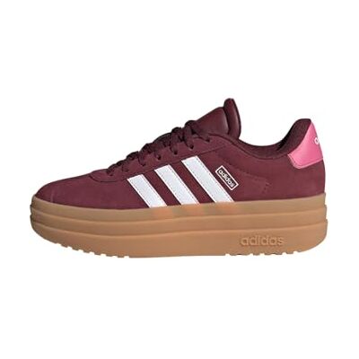 Adidas Unisex Kinder Vl Court Bold Junior Shoes, Shadow Red/Cloud White/Pink Fusion, 36 2/3 EU Adidas Unisex Kinder Vl Court Bold Junior Shoes, Shadow Red/Cloud White/Pink Fusion, 36 2/3 EU