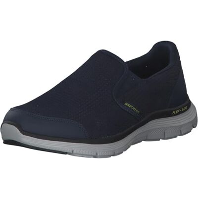 Skechers Herren Flex Advantage 4.0 Tuscan Sneaker, Navy Mesh Pu Lime Trim, 44 EU Skechers Herren Flex Advantage 4.0 Tuscan Sneaker, Navy Mesh Pu Lime Trim, 44 EU