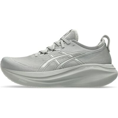 ASICS Herren Gel-Nimbus 27 Laufschuhe, Seal Grey/Lake Grey, 44.5 EU ASICS Herren Gel-Nimbus 27 Laufschuhe, Seal Grey/Lake Grey, 44.5 EU