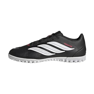 Adidas Unisex Predator Club Turf Football Shoes, Core Black/FTWR White/Lucid Red, 48 2/3 EU Adidas Unisex Predator Club Turf Football Shoes, Core Black/FTWR White/Lucid Red, 48 2/3 EU
