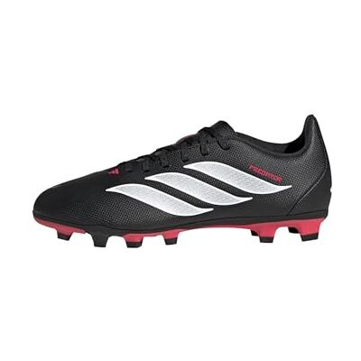 Adidas Unisex Kinder Predator Club Firm Ground/Multi Ground Football Boots Kids Shoes, Core Black/FTWR White/Lucid Red, 34 EU Adidas Unisex Kinder Predator Club Firm Ground/Multi Ground Football Boots Kids Shoes, Core Black/FTWR White/Lucid Red, 34 EU