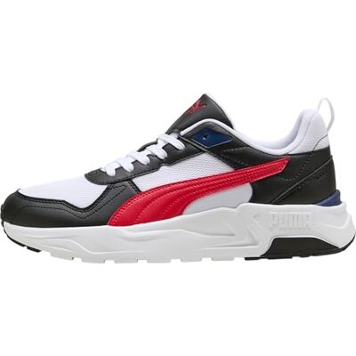 Puma Trinity 2 LT Unisex-Sneaker, Weiß-Für Alle Zeiten, ROT, Schwarz-Blau Jewel, 9 UK Puma Trinity 2 LT Unisex-Sneaker, Weiß-Für Alle Zeiten, ROT, Schwarz-Blau Jewel, 9 UK