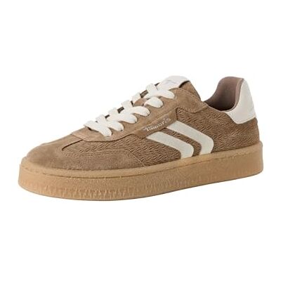 Tamaris Damen Sneaker Low Leder, beige, 39 EU Tamaris Damen Sneaker Low Leder, beige, 39 EU