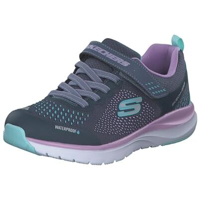 Skechers Ultra Groove Hydro Mist-Sneaker für Mädchen, Graue Textil-Besatz, 4 UK Skechers Ultra Groove Hydro Mist-Sneaker für Mädchen, Graue Textil-Besatz, 4 UK