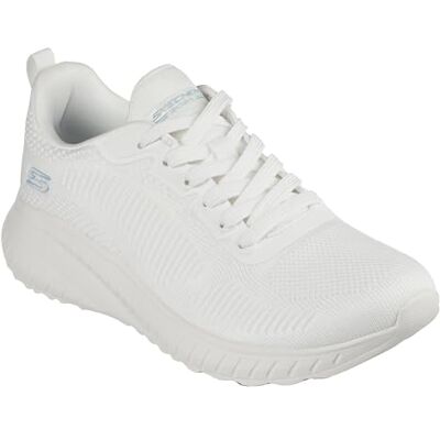 Skechers Bobs Squad Chaos Face Off Damen Sportschuhe, Weiß, 41 EU Skechers Bobs Squad Chaos Face Off Damen Sportschuhe, Weiß, 41 EU