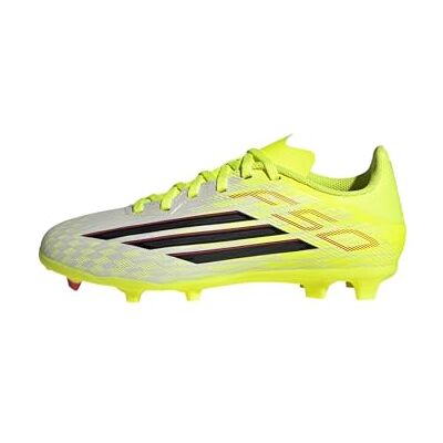 Adidas Unisex Kinder F50 League Firm Ground/Multi Ground Football Boots Kids, Team solar Yellow 2/core Black/Lucid red, 35 EU Adidas Unisex Kinder F50 League Firm Ground/Multi Ground Football Boots Kids, Team solar Yellow 2/core Black/Lucid red, 35 EU