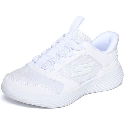 Skechers Jungen Go Run 400 V2 Turbo-Brisk Slip-InTurnschuhe, White, 39 EU Skechers Jungen Go Run 400 V2 Turbo-Brisk Slip-InTurnschuhe, White, 39 EU