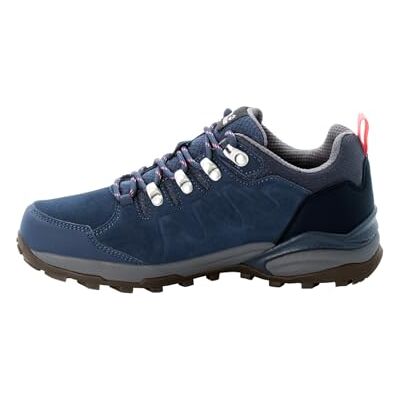 Jack Wolfskin Damen Refugio Texapore Low Walking Schuh, Dark Blue Grey, 40.5 EU Jack Wolfskin Damen Refugio Texapore Low Walking Schuh, Dark Blue Grey, 40.5 EU