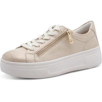Tamaris Wide FIT Sneaker Materialmix Leder/Textil H-Weite Tamaris Wide FIT Sneaker Materialmix Leder/Textil H-Weite