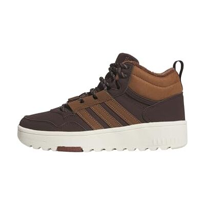 Adidas Hoops 4.0 Mid J Shoes 6, Shadow Brown/Supplier Colour/Off White, 39 EU Child, Shadow Brown Supplier Color Off White, 6 UK Child Adidas Hoops 4.0 Mid J Shoes 6, Shadow Brown/Supplier Colour/Off White, 39 EU Child, Shadow Brown Supplier Color Off White, 6 UK Child