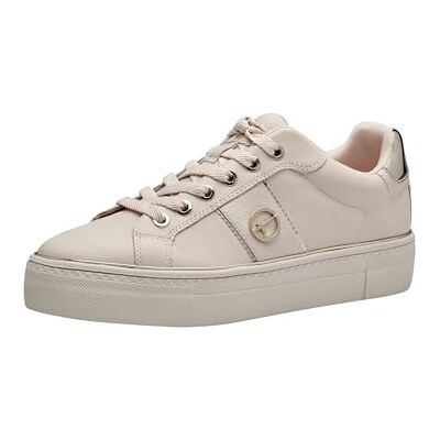 Tamaris 1-1-23724-42-418 Damen Sneaker Low Leder/Synthetik Ivory Beige Ivory Beige Tamaris 1-1-23724-42-418 Damen Sneaker Low Leder/Synthetik Ivory Beige Ivory Beige