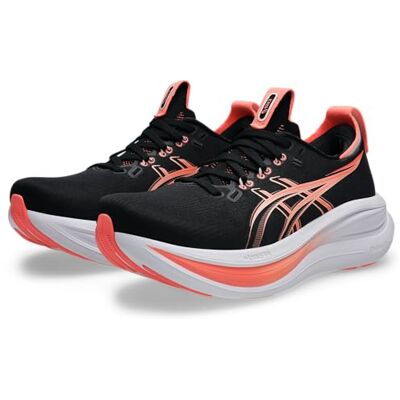 ASICS Damen Gel-Nimbus 28 Sneaker, Black Pearl Pink, 39 EU ASICS Damen Gel-Nimbus 28 Sneaker, Black Pearl Pink, 39 EU
