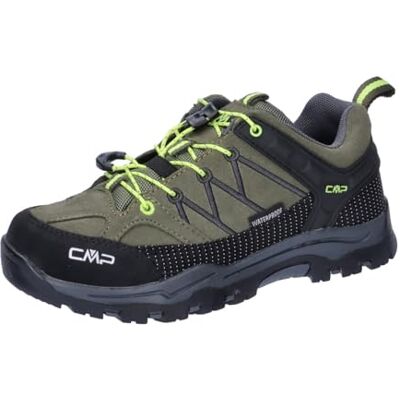 CMP Kids Rigel Low Trekking Shoes Wp Unisex Kinder Trekking-Schuhe, Olive Yellow Fluo, 31 EU CMP Kids Rigel Low Trekking Shoes Wp Unisex Kinder Trekking-Schuhe, Olive Yellow Fluo, 31 EU