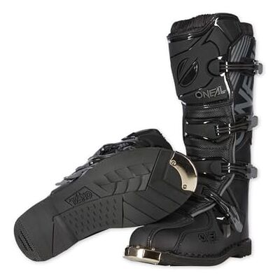 O'NEAL Motocross Stiefel TRIBUTE Boot I MX Enduro I Stabile Motorradschuhe Herren & Damen mit Sohlenschutz I Motorradstiefel ergonomisch I Schwarz I Größe 44/10,5 O'NEAL Motocross Stiefel TRIBUTE Boot I MX Enduro I Stabile Motorradschuhe Herren & Damen mit Sohlenschutz I Motorradstiefel ergonomisch I Schwarz I Größe 44/10,5