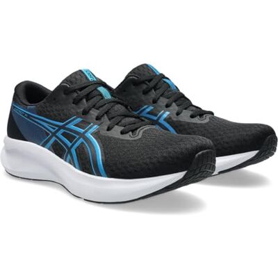 ASICS Herren Patriot 14 Sneaker, Black Aegean Blue, 43.5 EU ASICS Herren Patriot 14 Sneaker, Black Aegean Blue, 43.5 EU